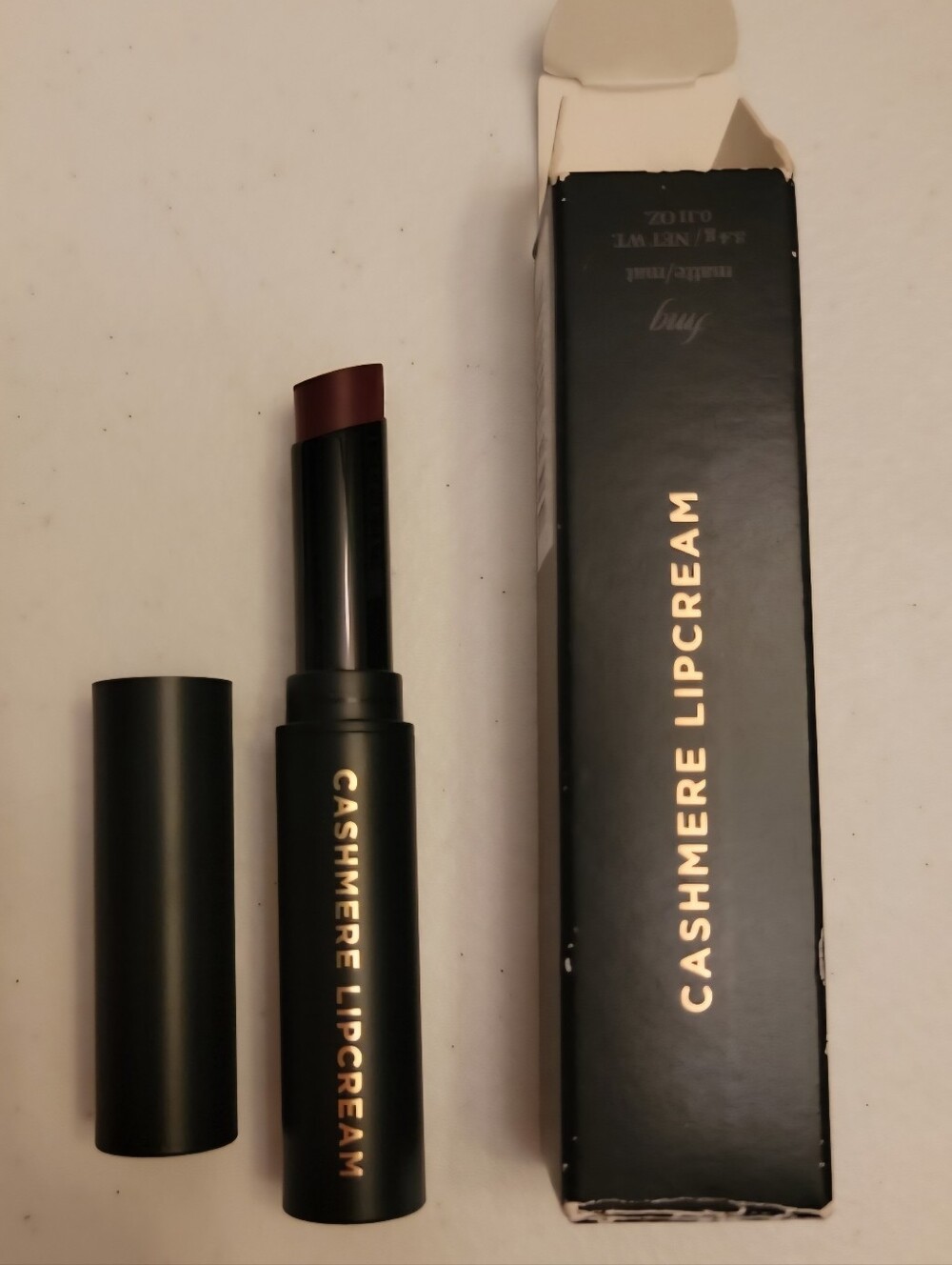 Cashmere Matte Deep Cherry Lipstick